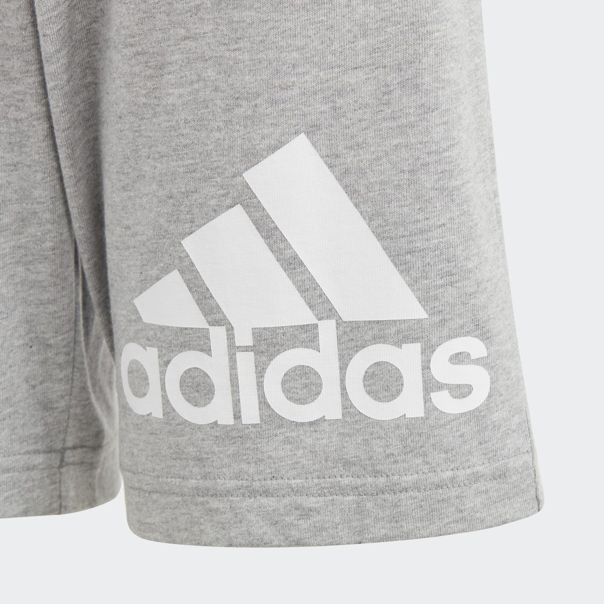 Calções de Criança Essentials Big Logo Cotton Cinzento-3