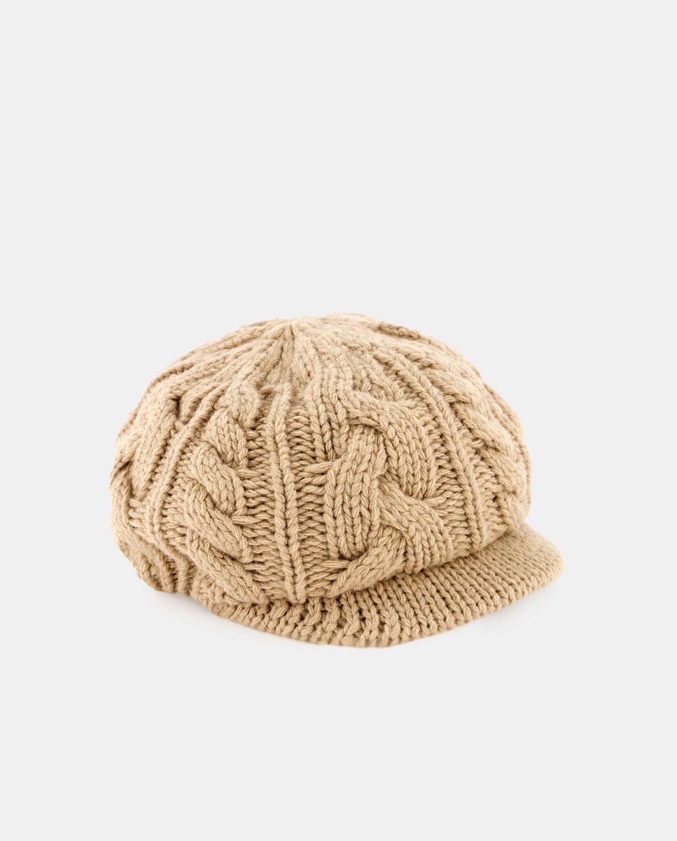 Bonnet à visière en maille