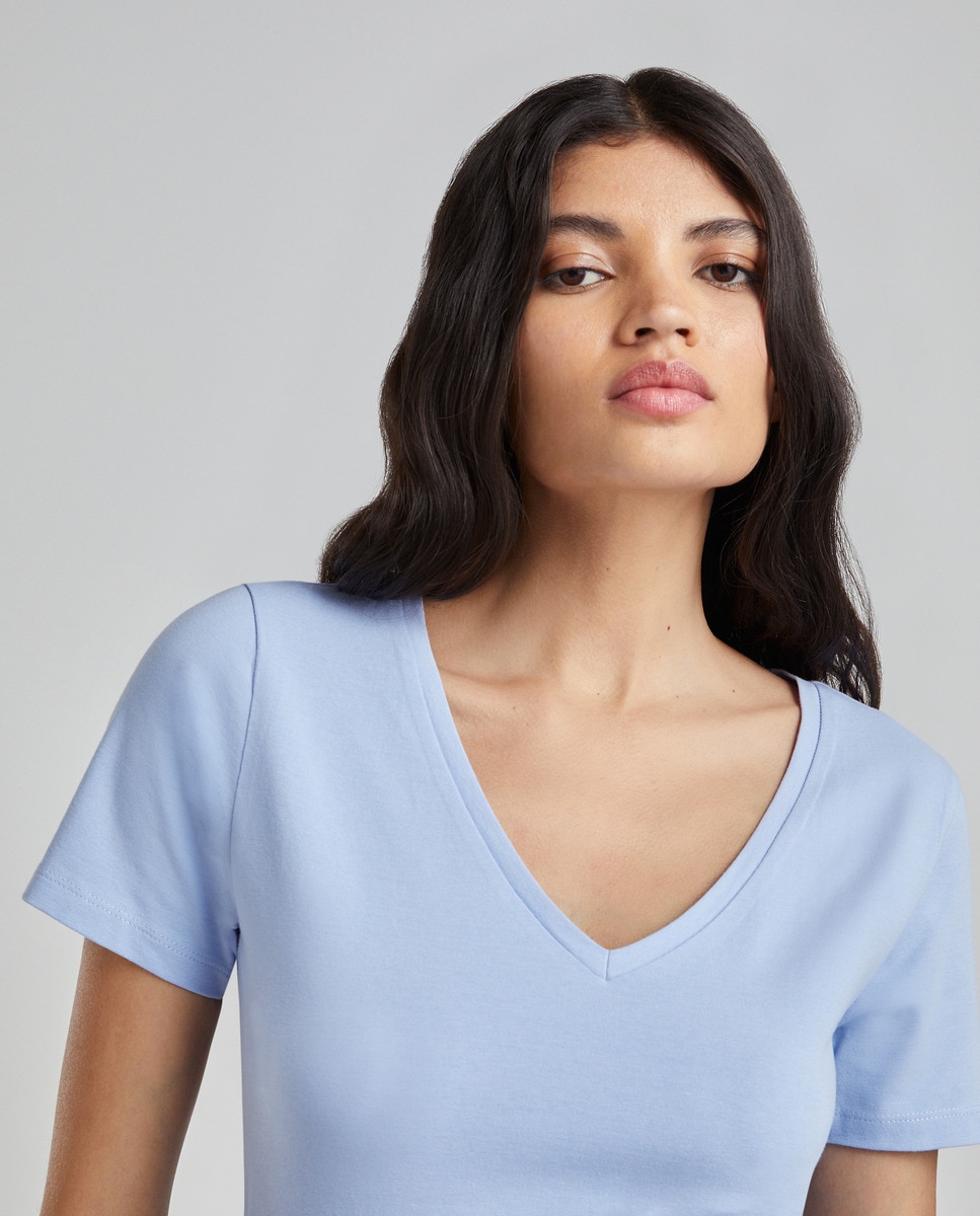 Tshirt basic à manches courtes