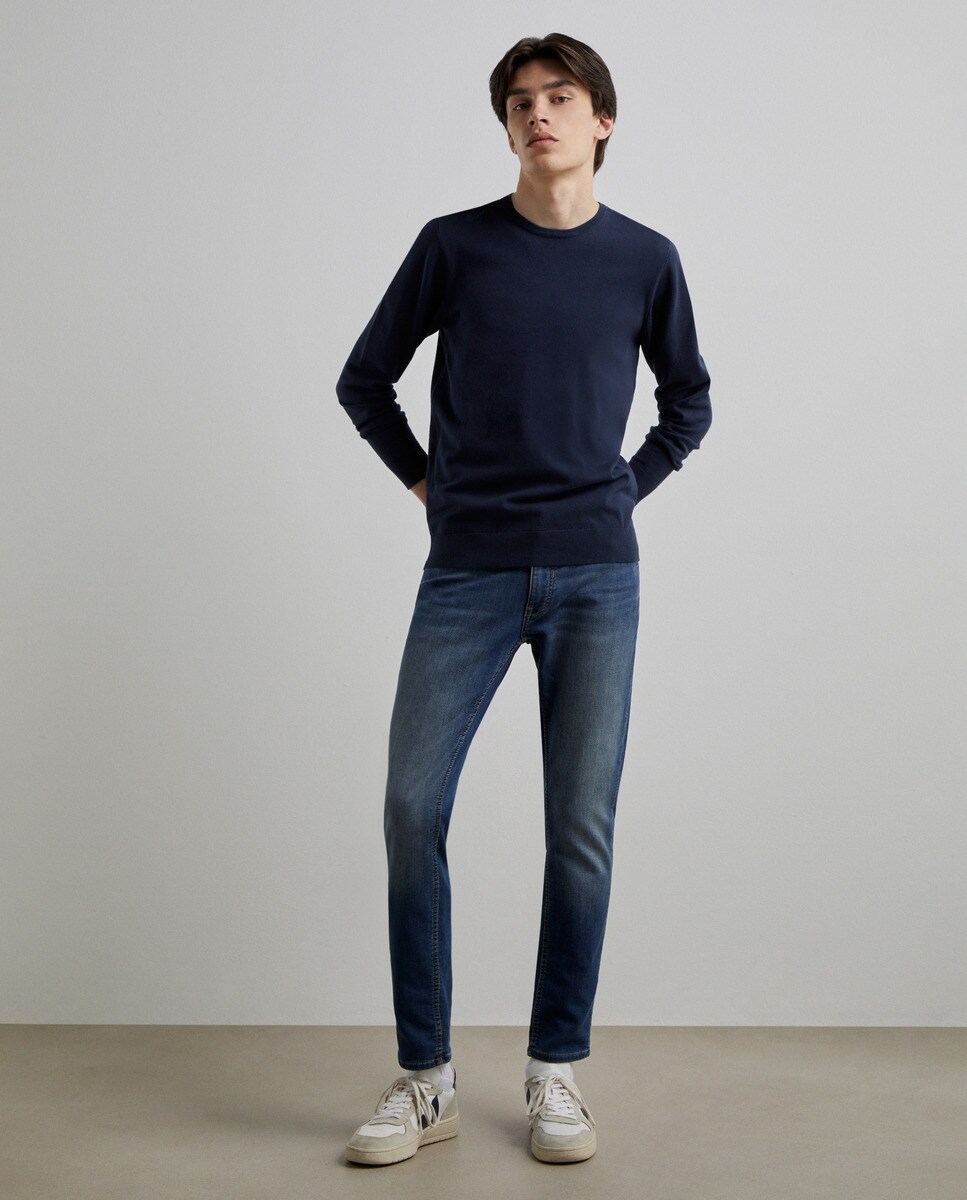 Jean knit slim