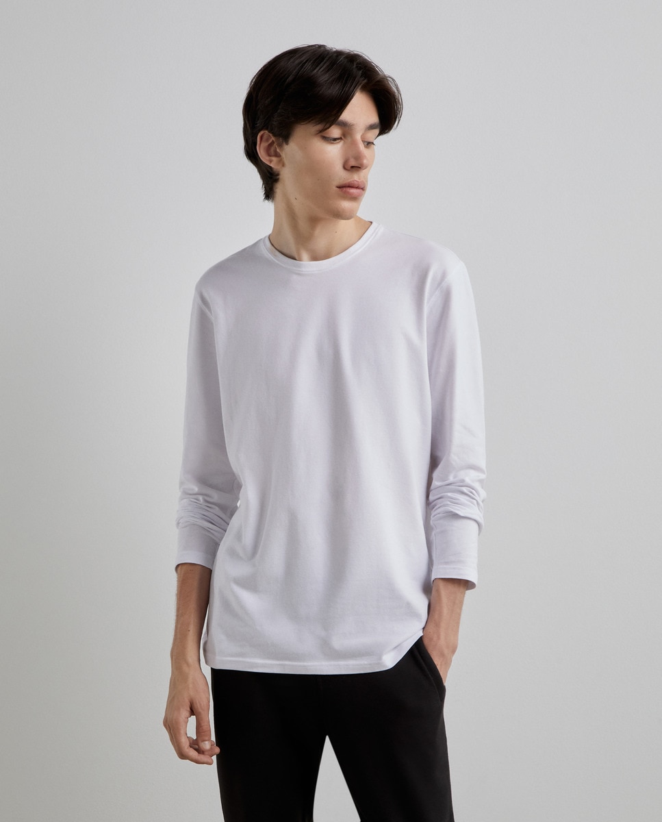 Tshirt uni manches longues