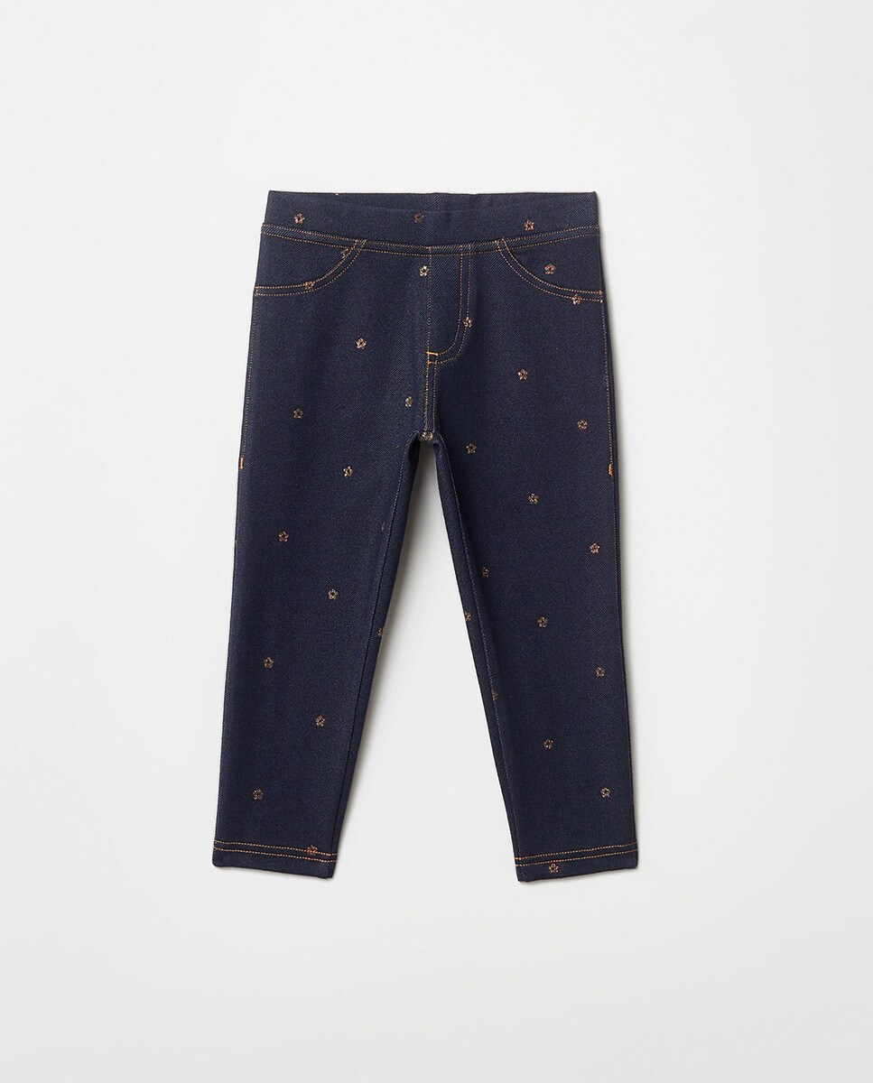 Leggings denim knit