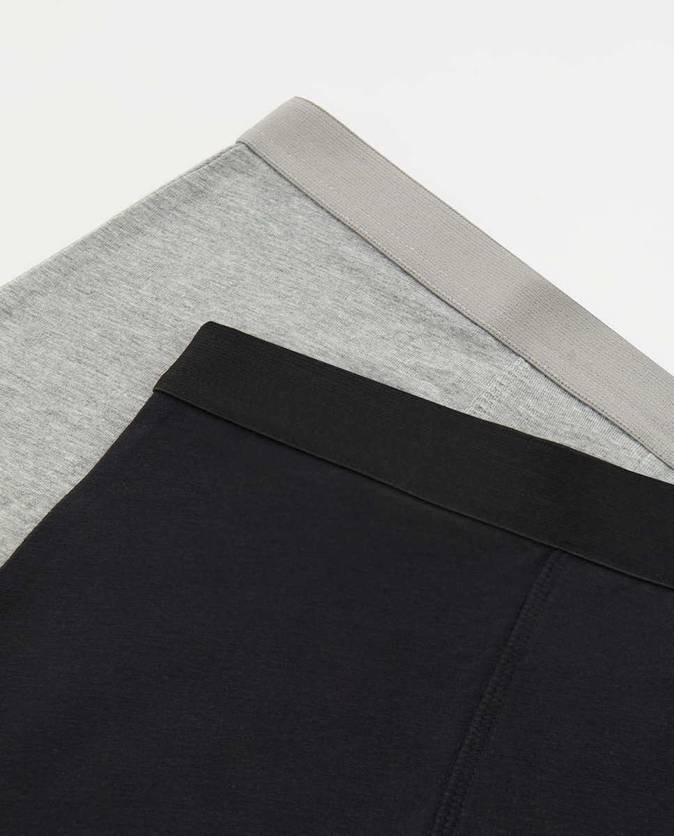Pack de dois boxers em várias cores Multicolor-3