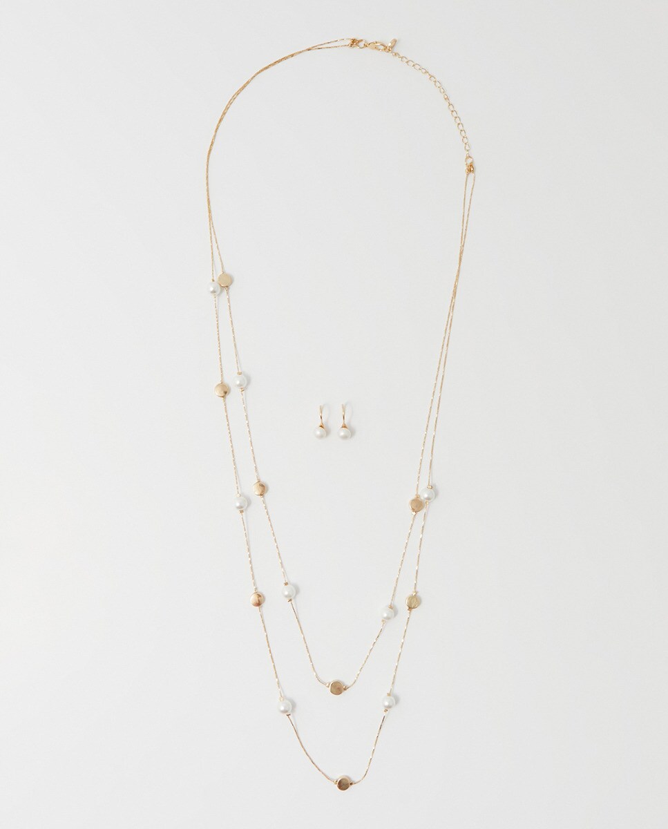 Ensemble perles double