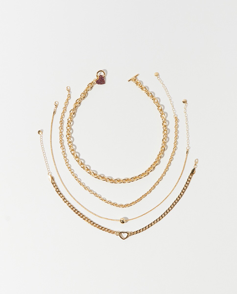 Lot chaînes variées