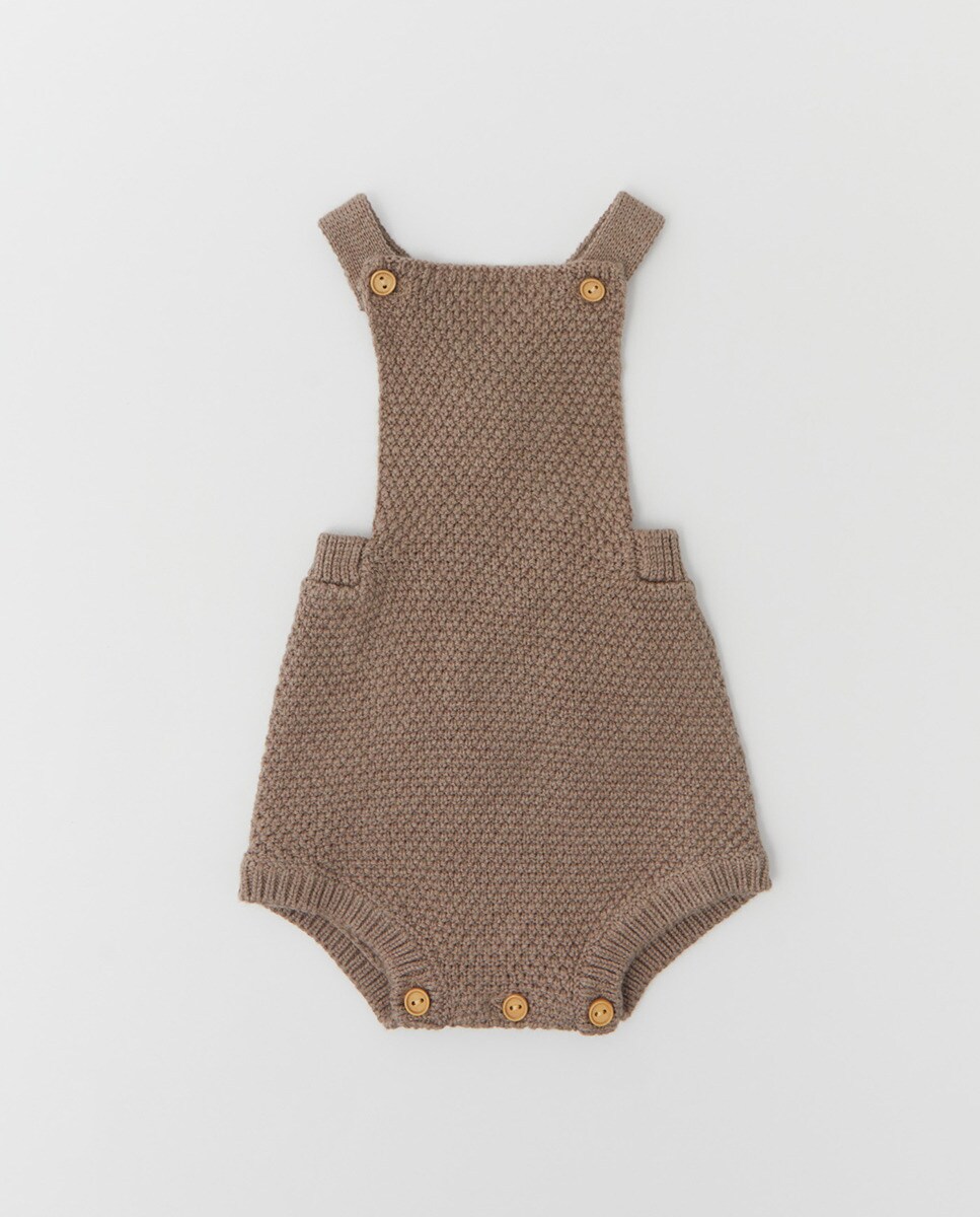 Barboteuse maille salopette