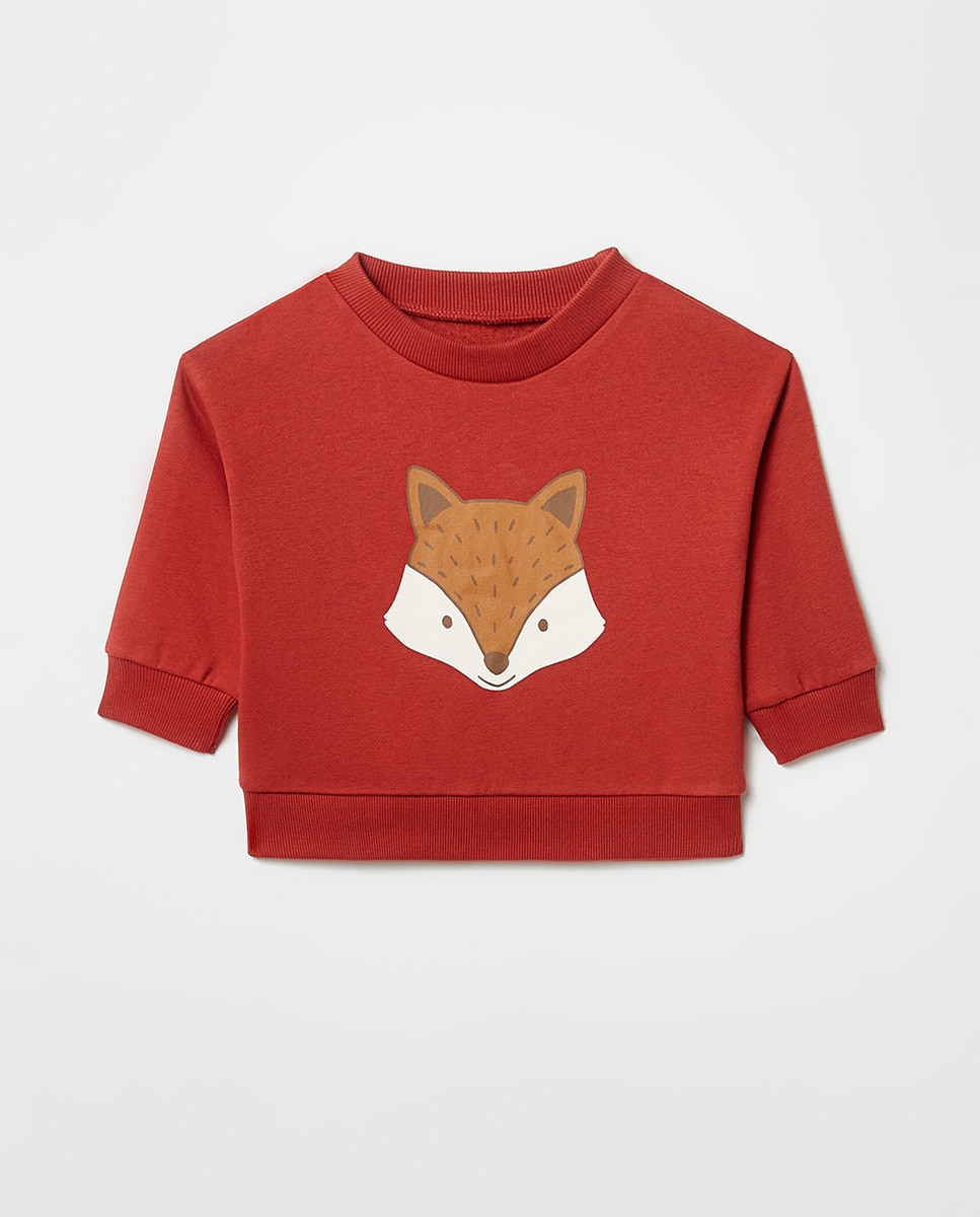 Sweat imprimé renard