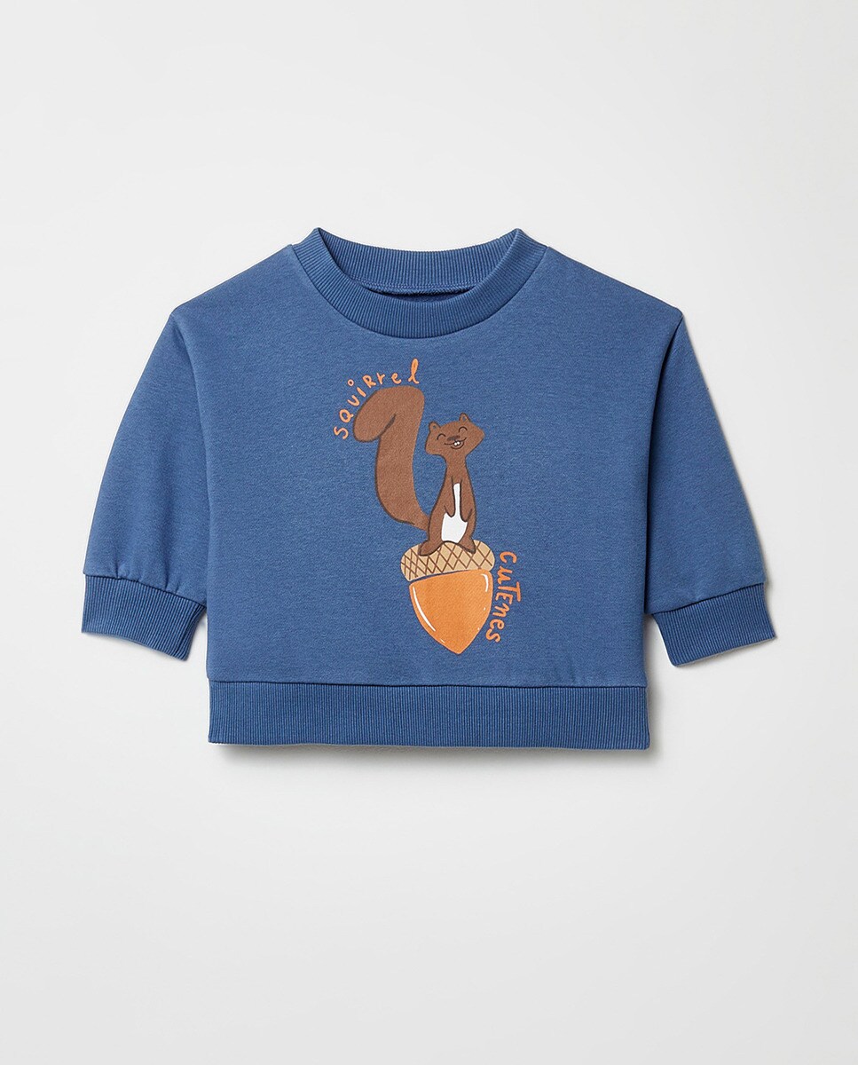 Sweat imprimé écureuil