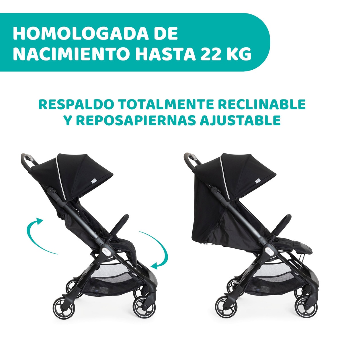 Carrinho de Passeio WE Preto-4