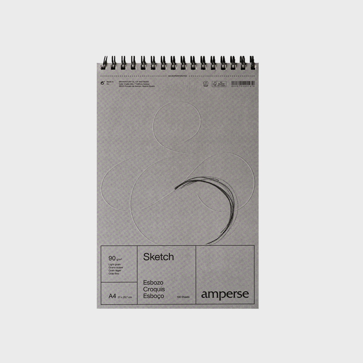 Imagem 0 de Bloco de Esboço A4 Amperse