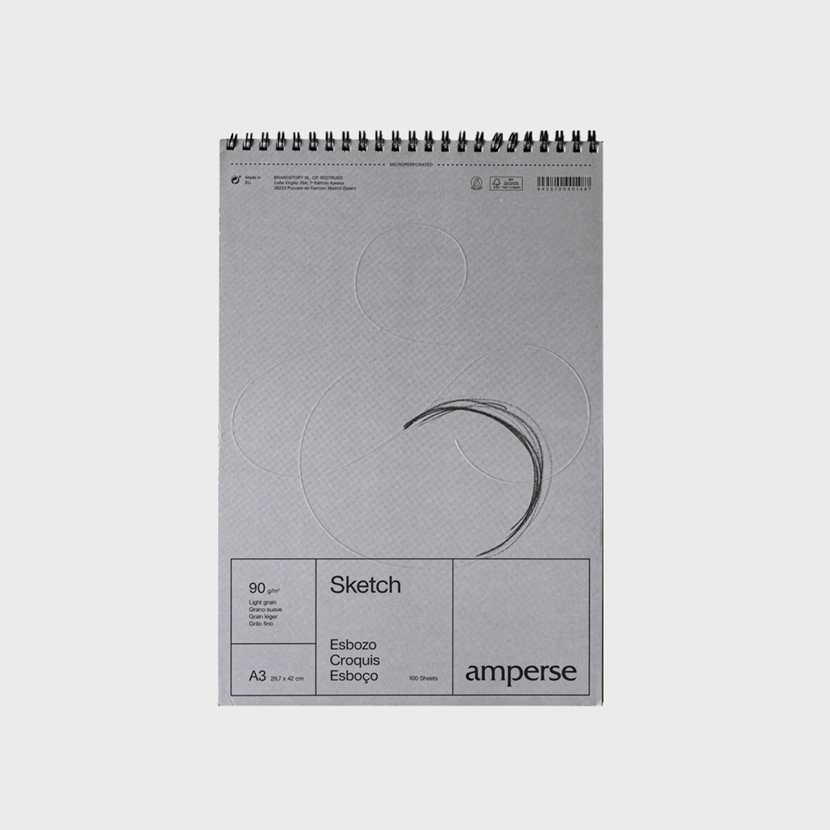 Imagem 0 de Bloco de Esboço A3 Amperse