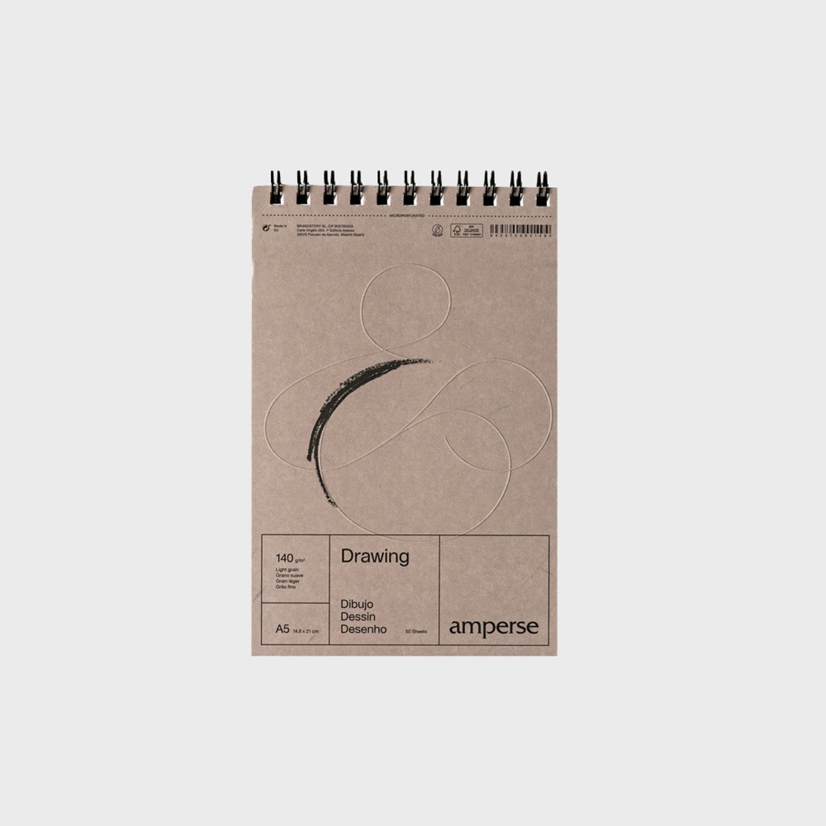 Imagem 0 de Bloco de Desenho A5 Amperse