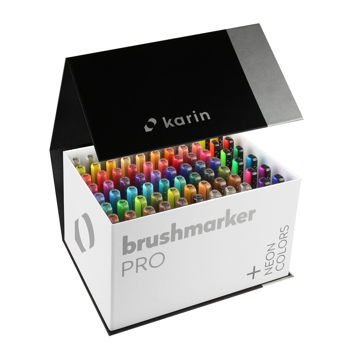 Pack 72 rotuladores lettering +3 blenders Brushmarker pro Karin Multicolor-1
