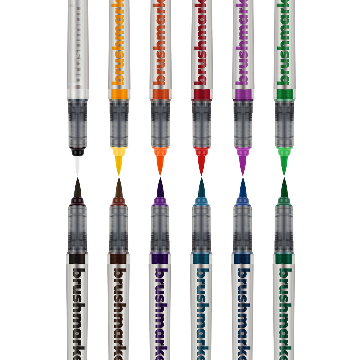 Rotuladores lettering   pro 11 colores basicos +blender Brushmarker pro Karin Multicolor-3