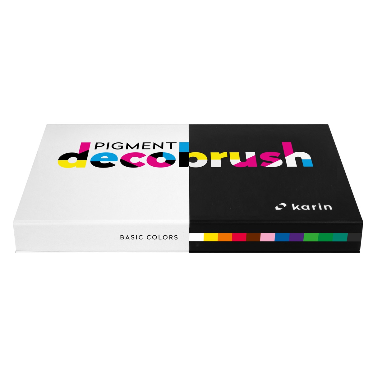 Rotuladores lettering  pigmento decobrush  12 colores basicos Karin Multicolor-3