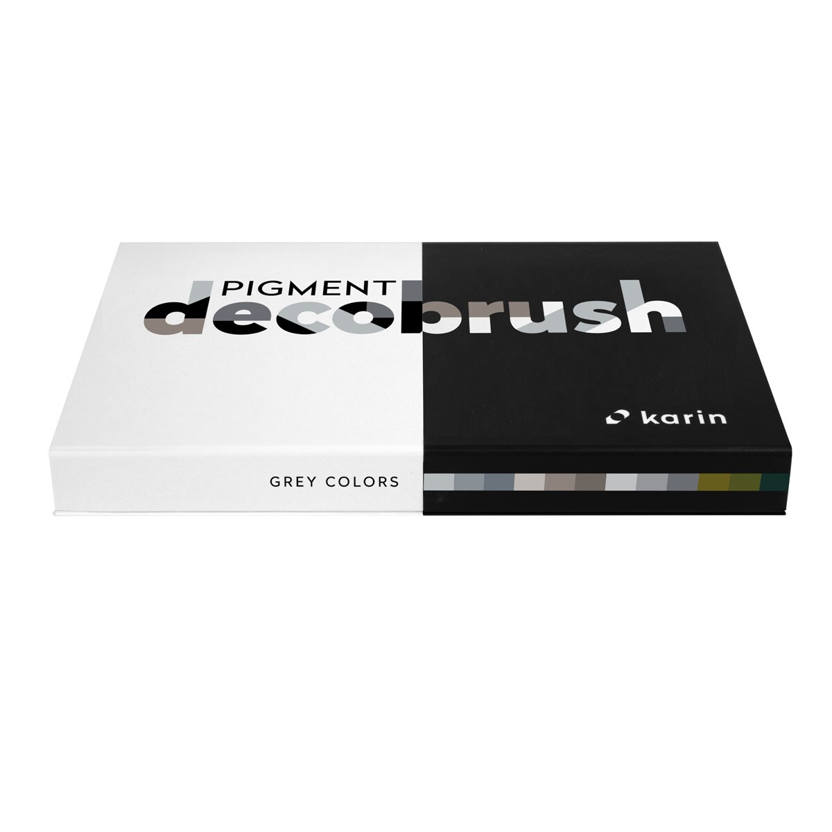 Rotuladores lettering pigmento decobrush 12 colores grises   Karin 3