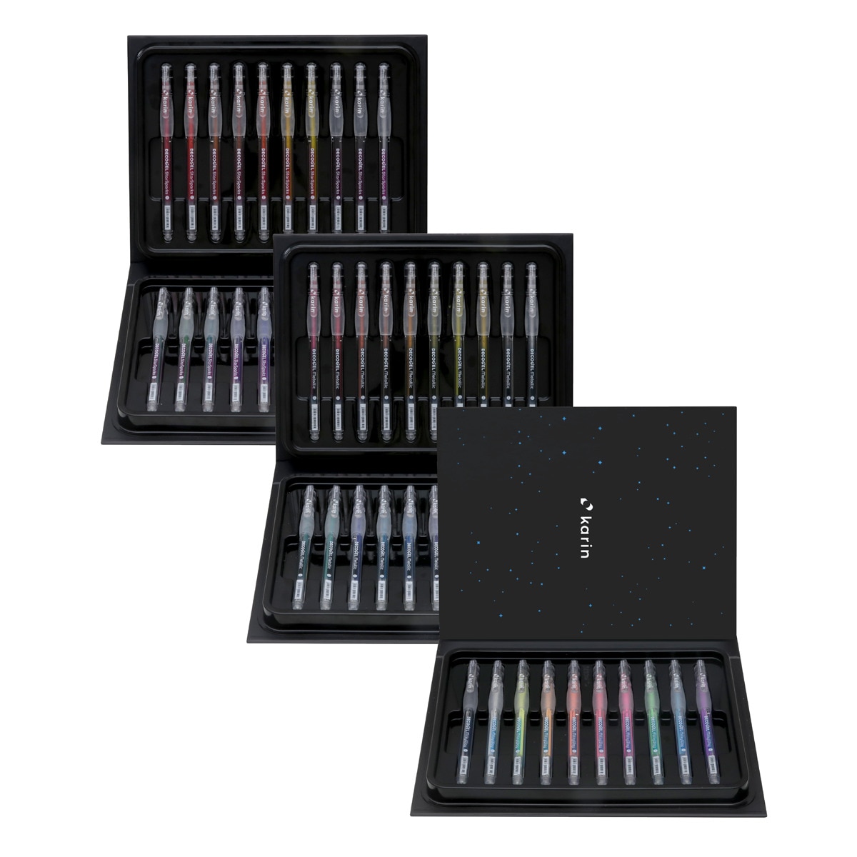 Set decogel 50 + 10 refills gratis pigmento metalico de Karin Multicolor-1