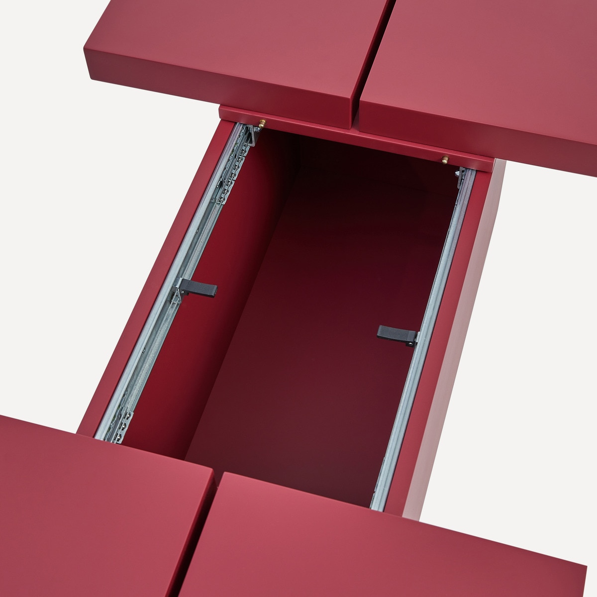 Mesa de centro rectangular en mate Lisboa Room - El Corte Inglés Burdeos mate-5