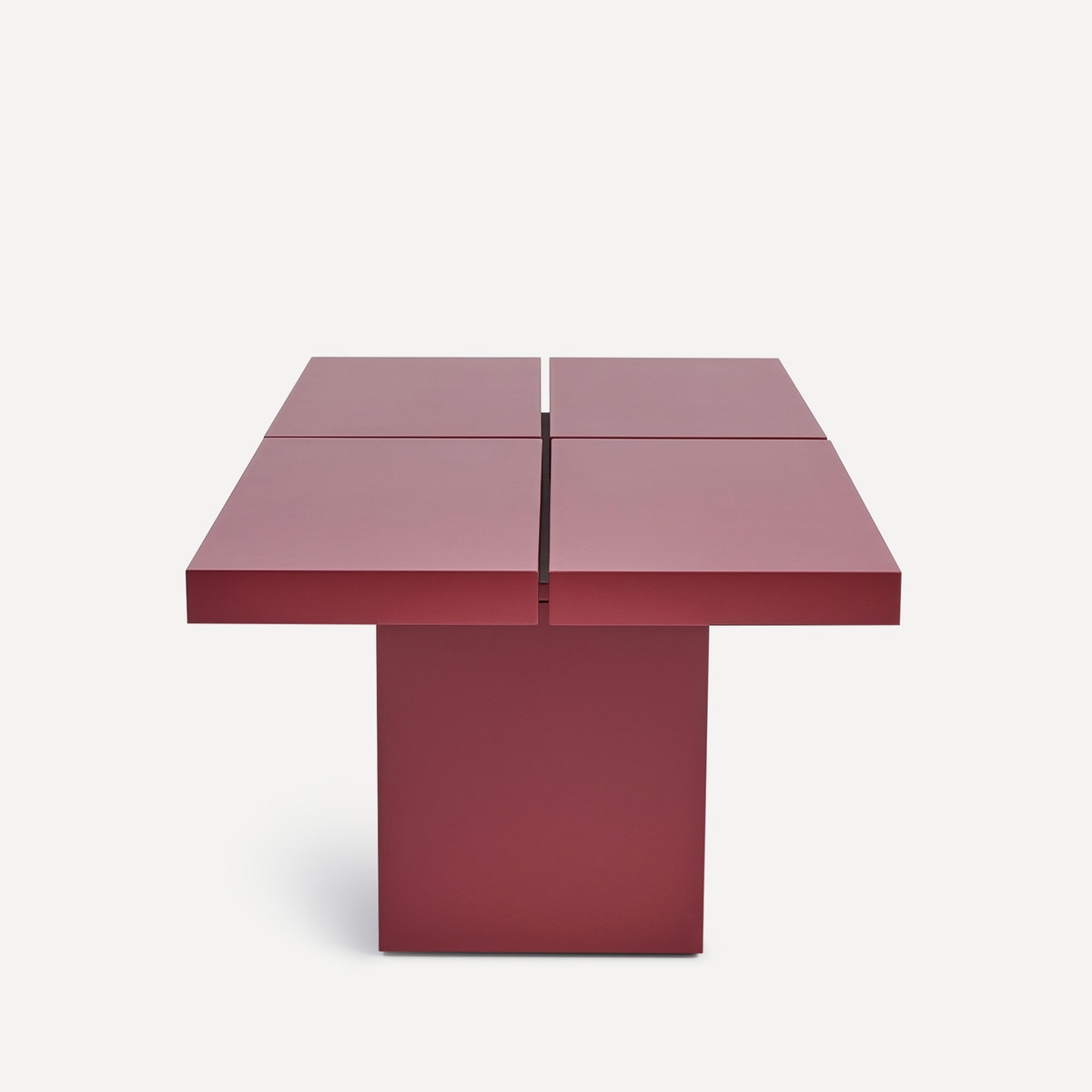 Mesa de centro rectangular en mate Lisboa Room - El Corte Inglés Burdeos mate-4