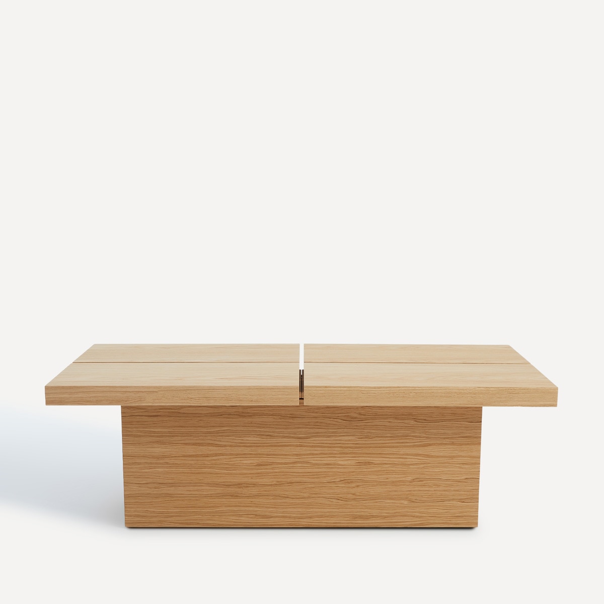 Mesa de centro rectangular de roble Lisboa Room - El Corte Inglés Roble-2