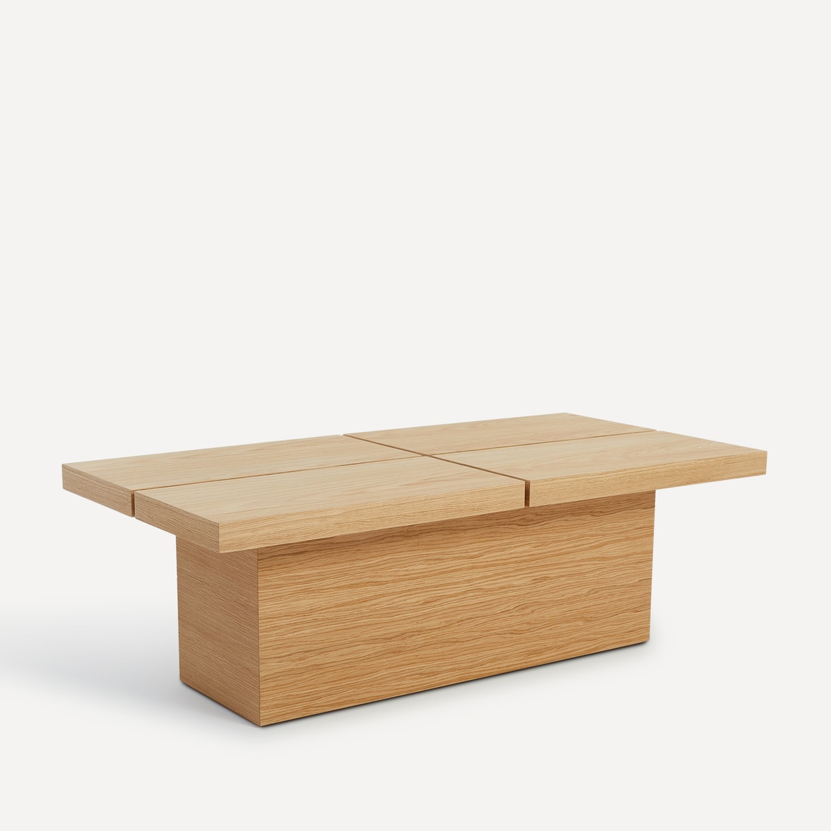 Mesa de centro rectangular de roble Lisboa Room - El Corte Inglés Roble-1