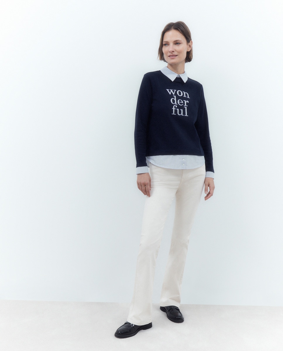 Tshirt effet double vêtement