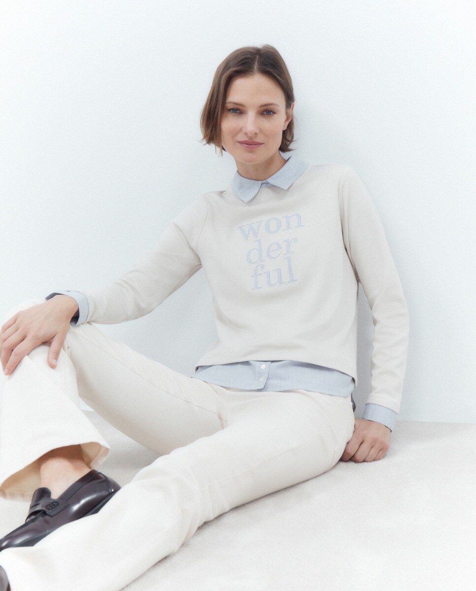 Tshirt effet double vêtement