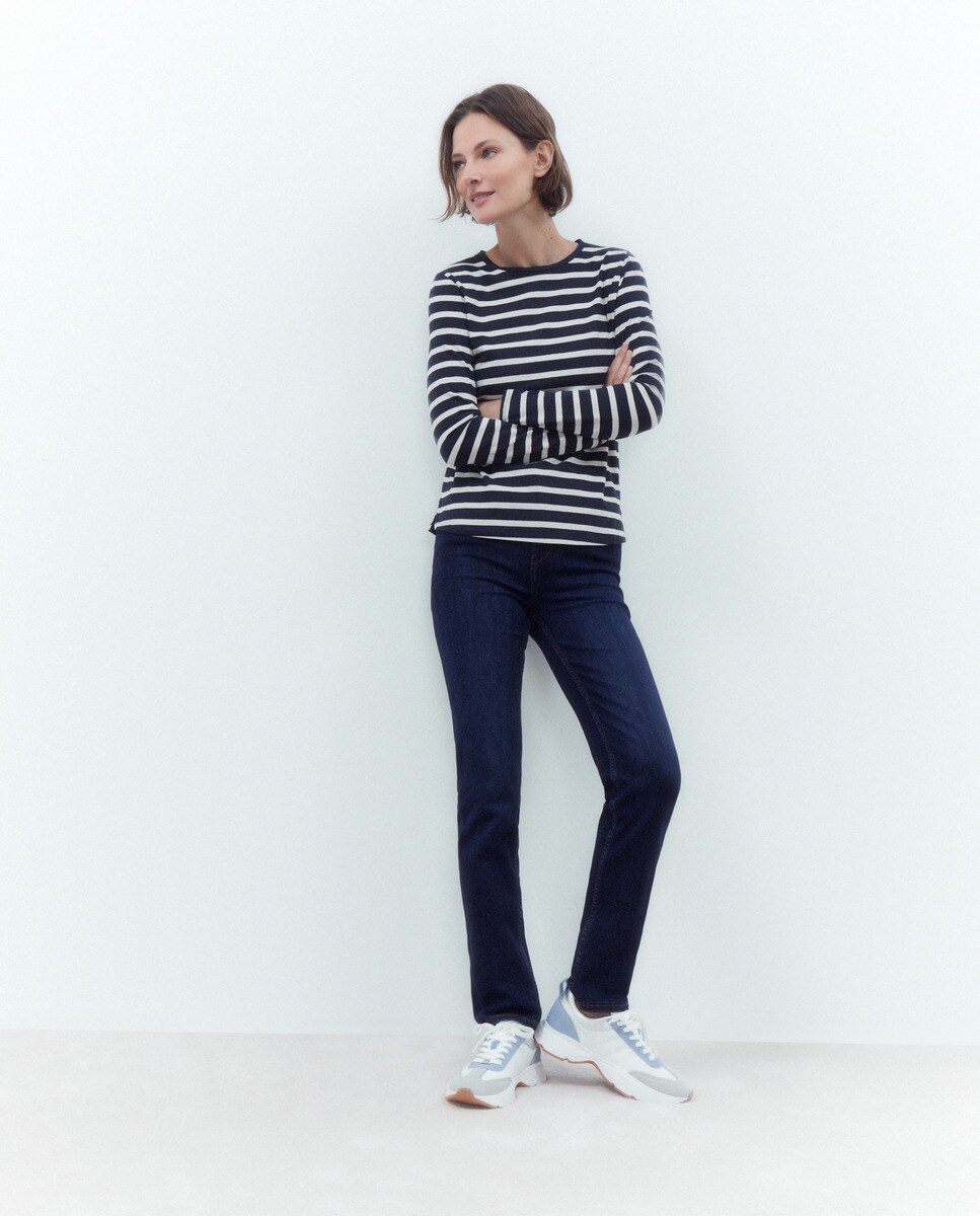 Jean push up semicigarette