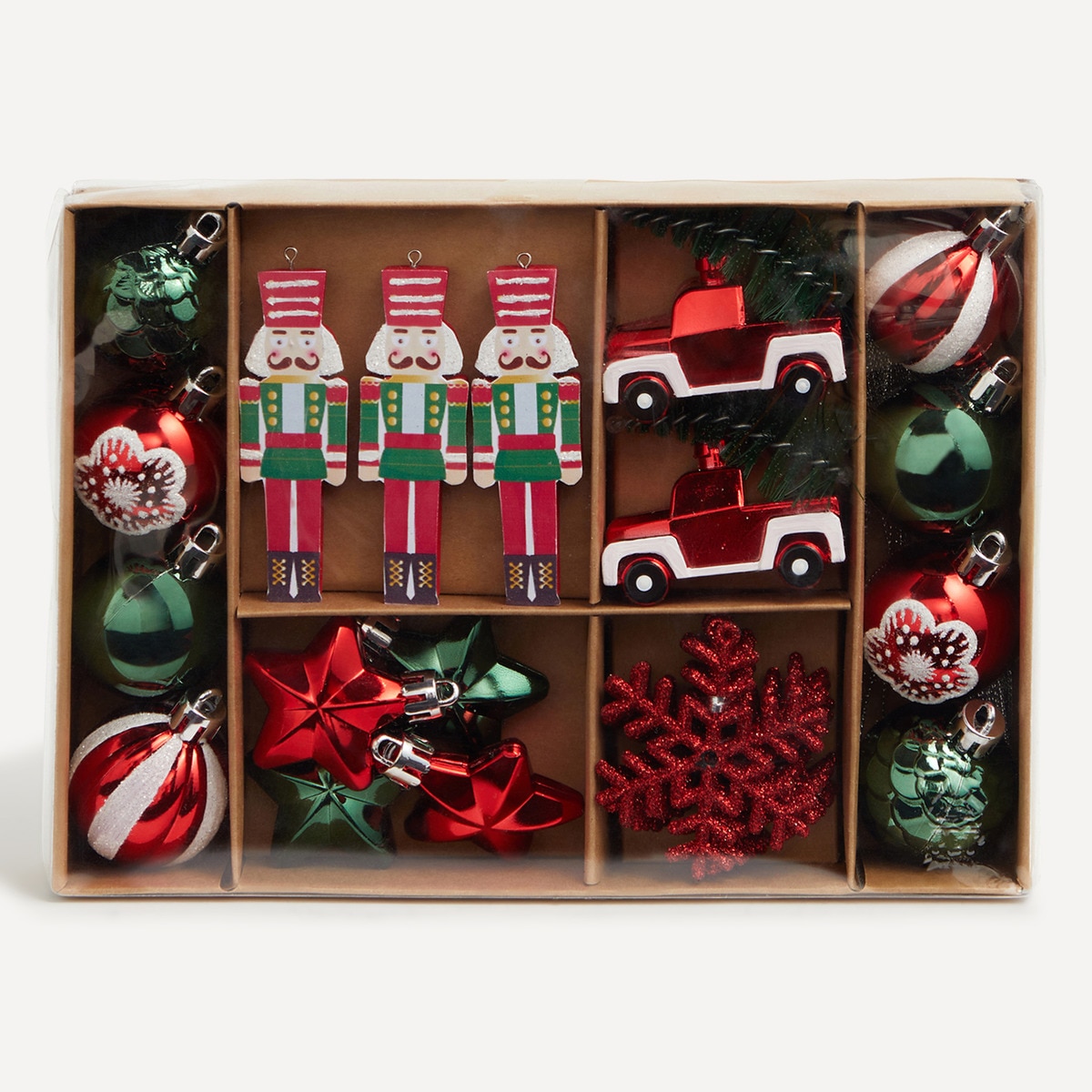 Pack 24 Colgantes Tradicional Navidad El Corte Inglés Multicolor-4
