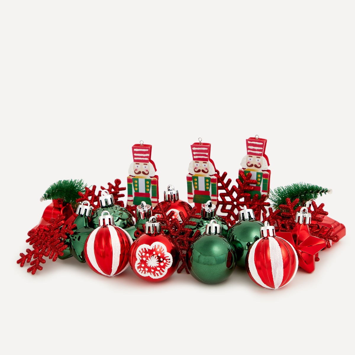 Pack 24 Colgantes Tradicional Navidad El Corte Inglés Multicolor-3