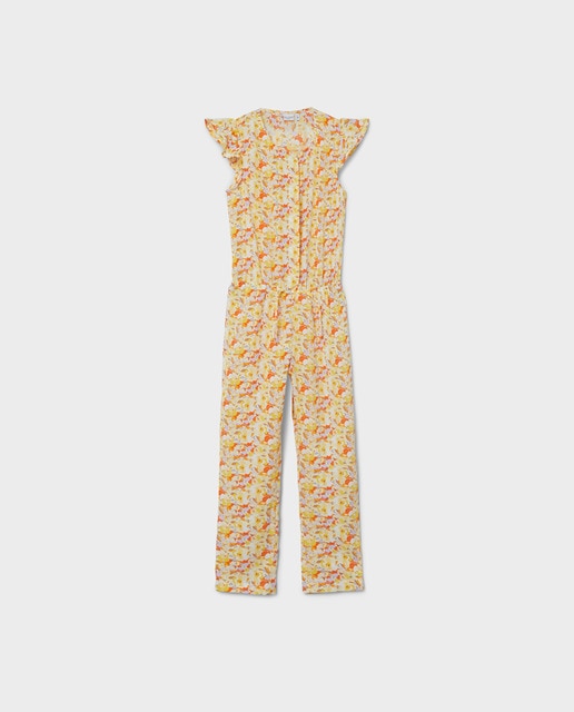 Imagen 0 de Mono de niña de manga corta con cinturón