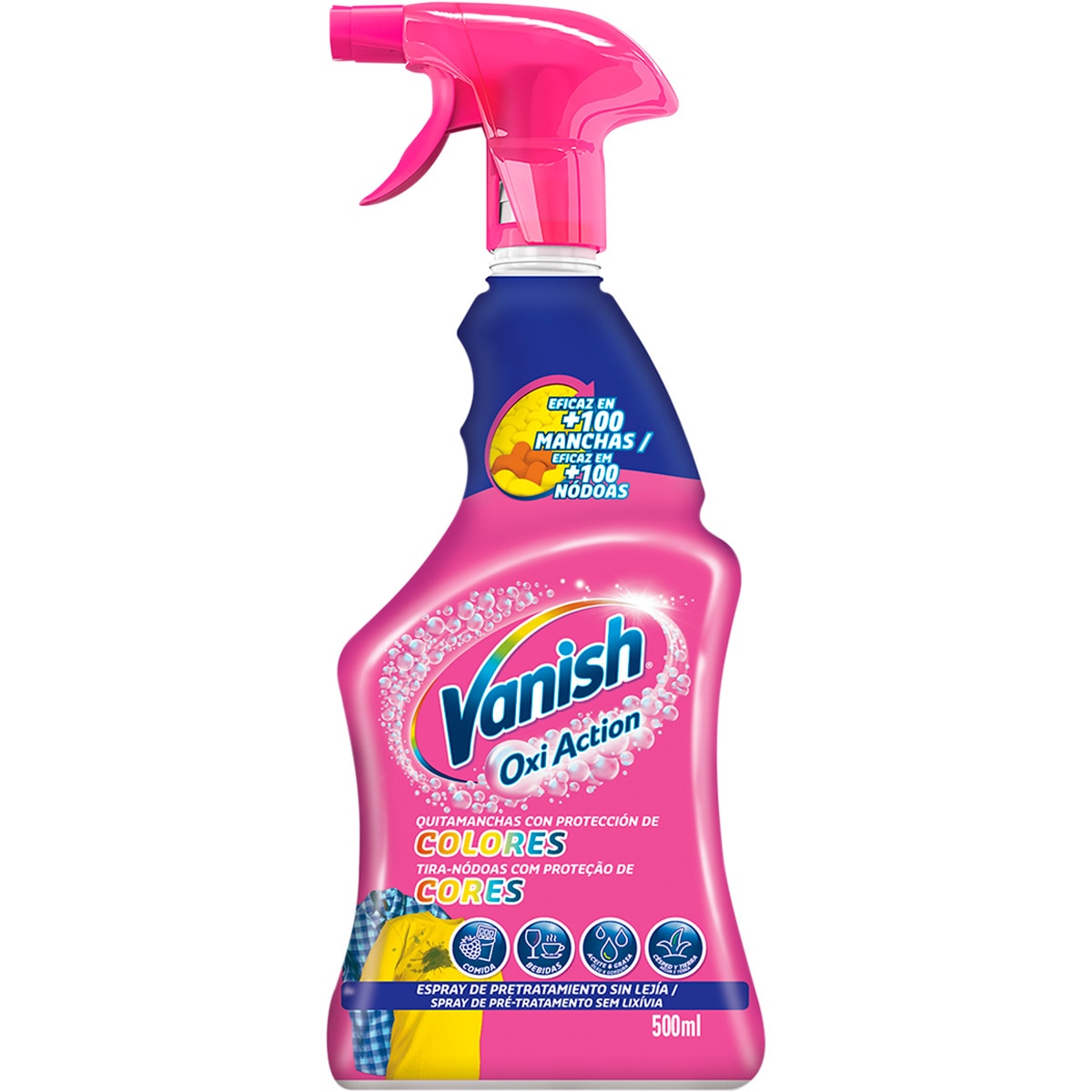 Oxi Tira Nódoas em Spray do Dia a Dia 4 em 1 embalagem 500 ml