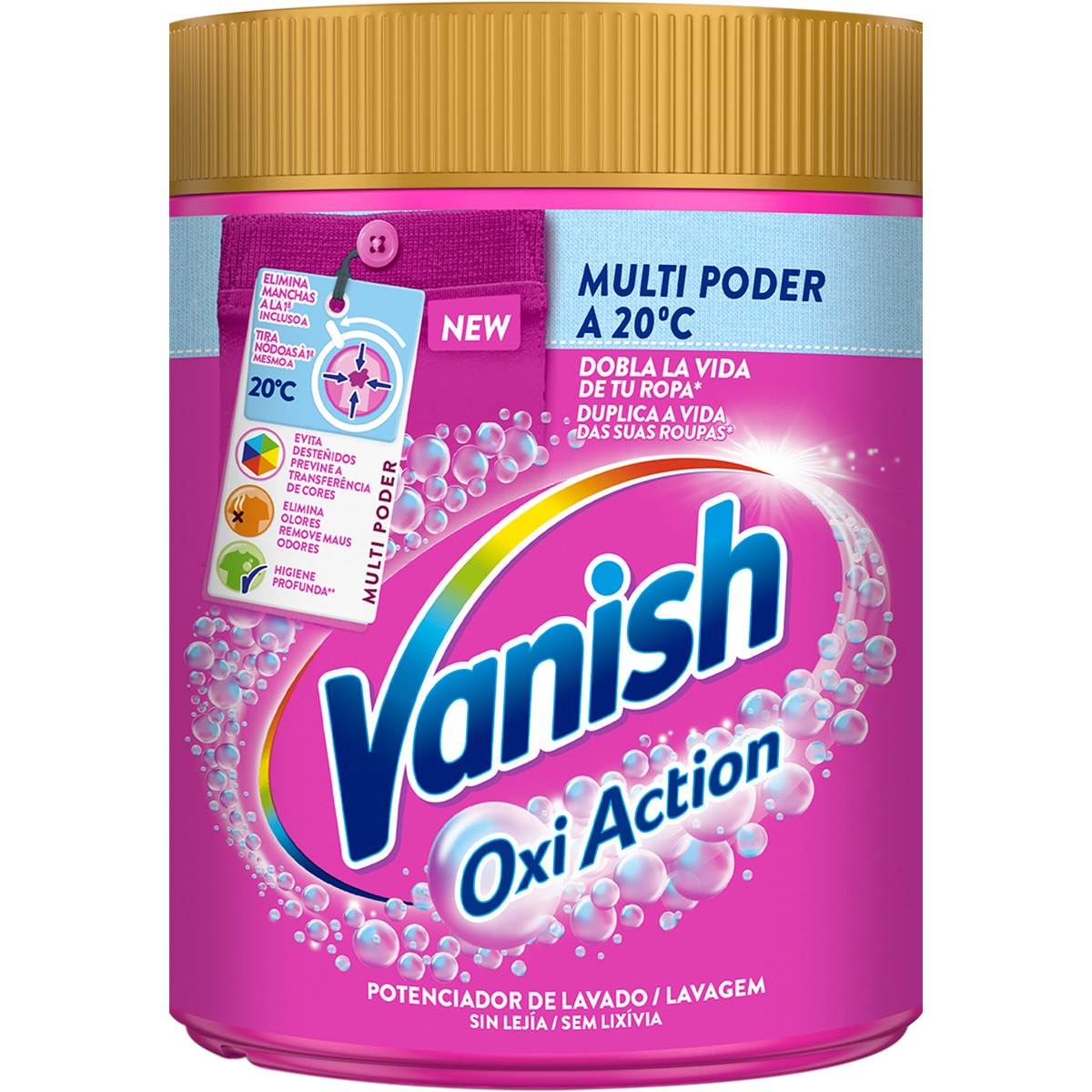 Oxi Pink embalagem 400 g