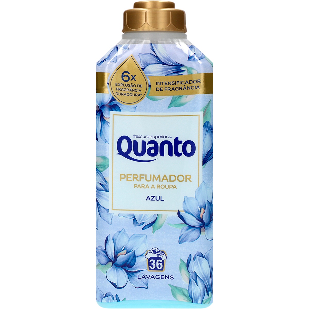 Amaciador para a Roupa Perfumador Azul embalagem 36 doses