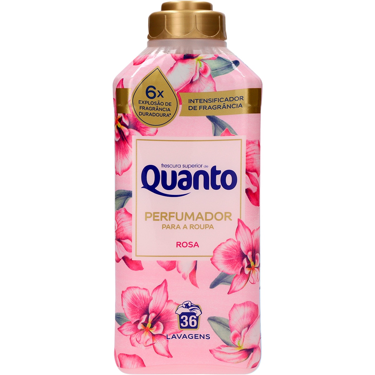 Amaciador para a Roupa Perfumador Rosas embalagem 36 doses