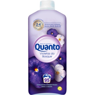 Amaciador Roupa Violetas do Bosque embalagem 95 doses - Quanto