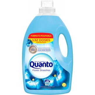 Amaciador para a Roupa Flores Silvestres embalagem 132 doses - Quanto