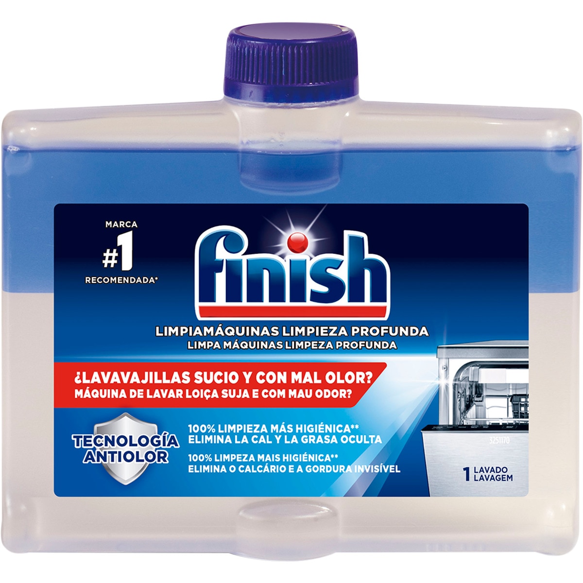 Limpa Máquinas de Loiça embalagem 250 ml