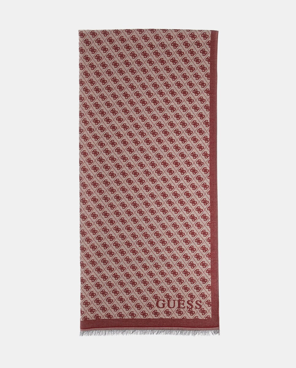 Foulard à imprimé logo