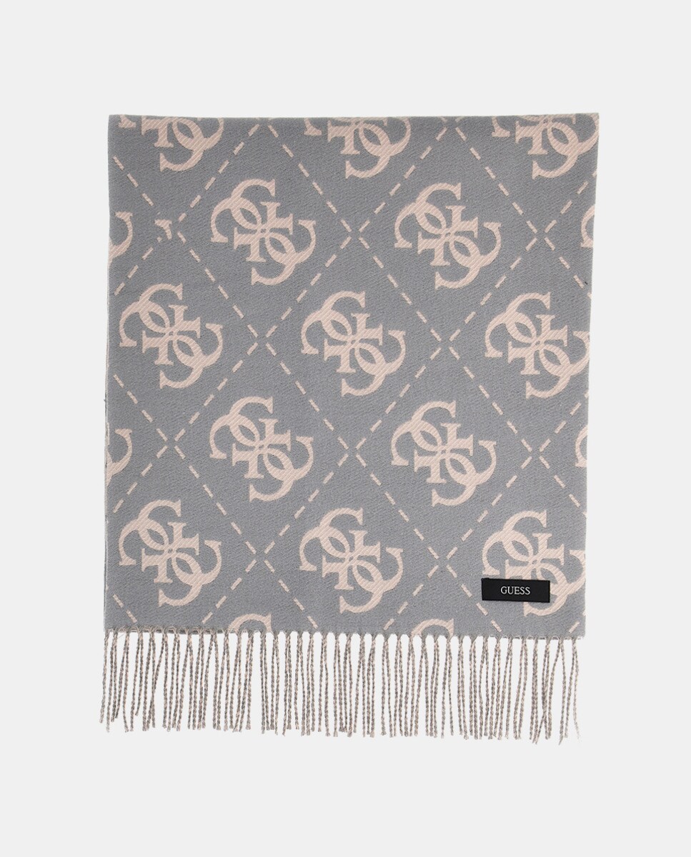 Foulard à imprimé logo