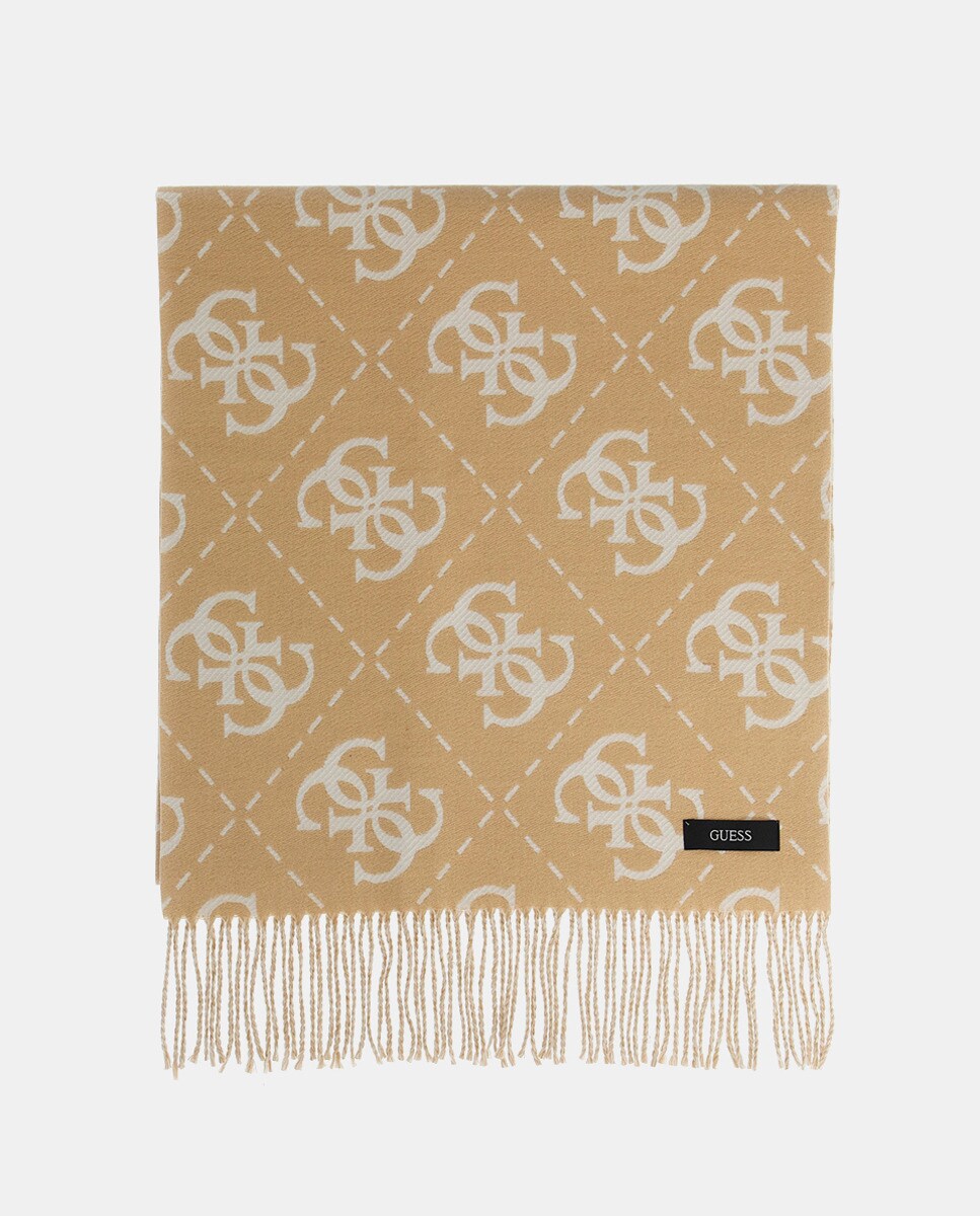 Foulard à imprimé logo