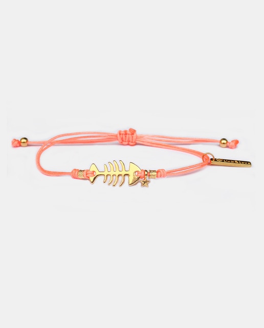 Imagen 0 de Pulsera Raspa de Pez de hilo coral