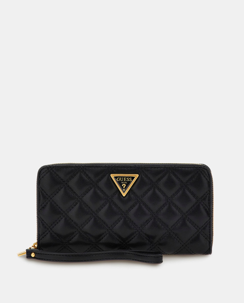 Grande pochette matelassée avec dragonne