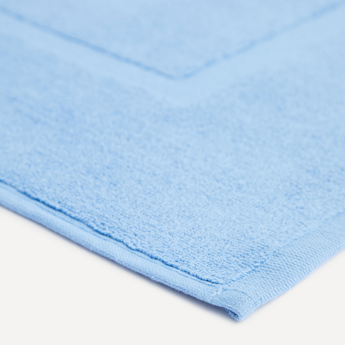 Tapete de banho de algodão Basic O Nosso Melhor Preço Azul-2