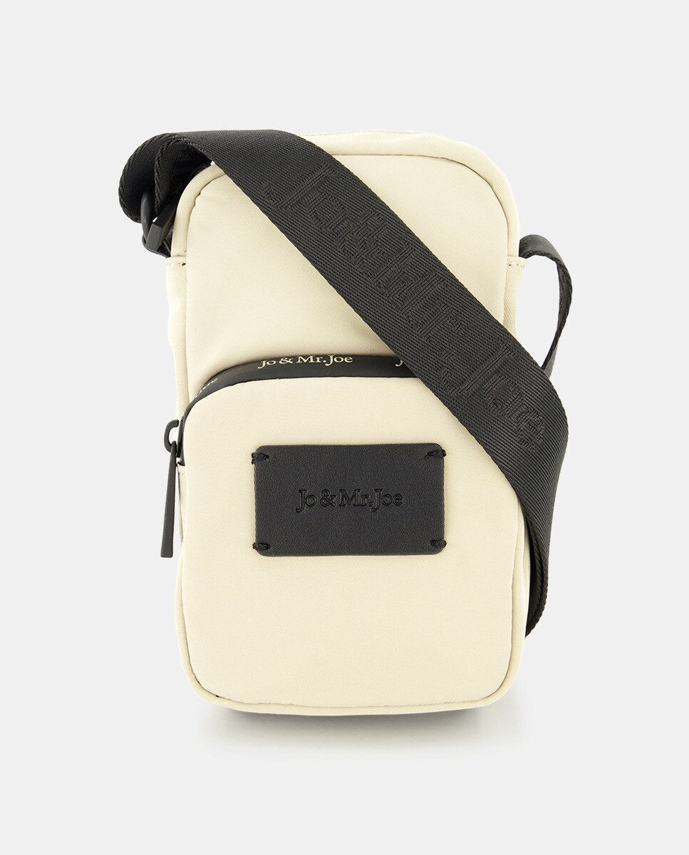 Sac à bandoulière zippé avec anse réglable