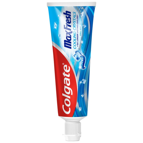 pasta de dientes Max Fresh cristales refrescantes sabor menta fresca tubo 75 ml