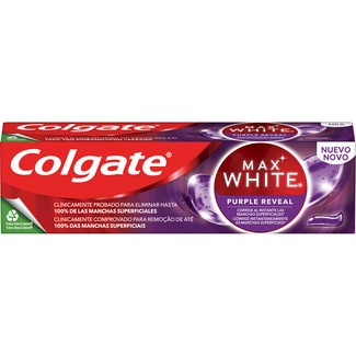 pasta de dientes blanqueadora Purple Reveal tubo 75 ml - Colgate Max White
