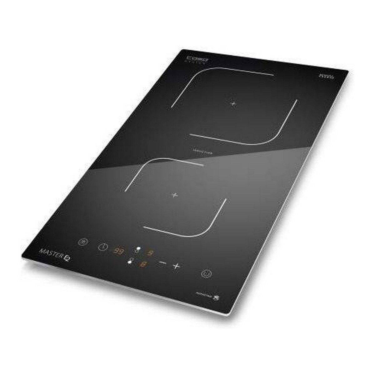 Imagem 0 de Placa de Indução Portátil Caso Master E2 5CASOD3041 de 3500 W e de 2 Zonas - Preto