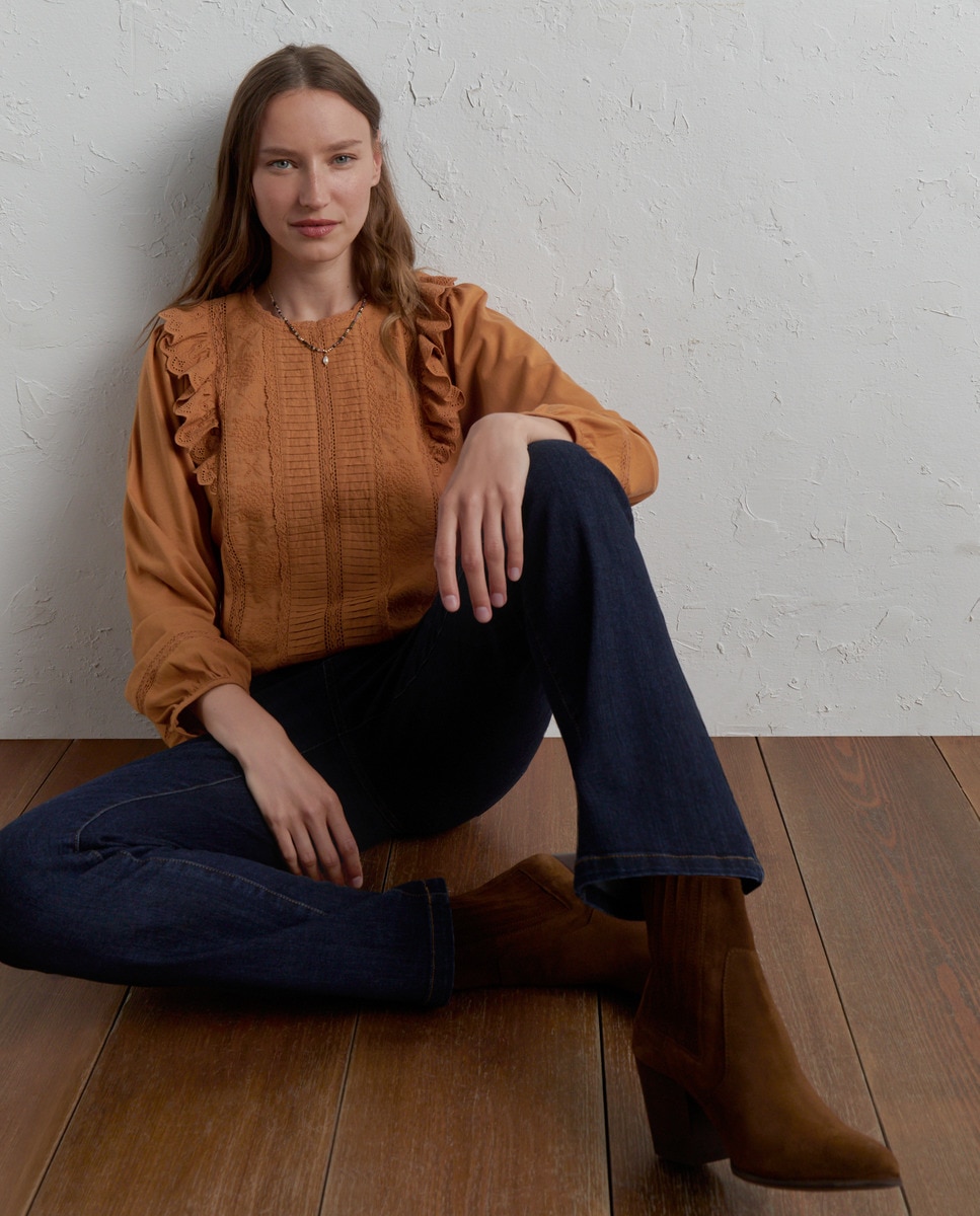 Tshirt à manches longues bouffantes