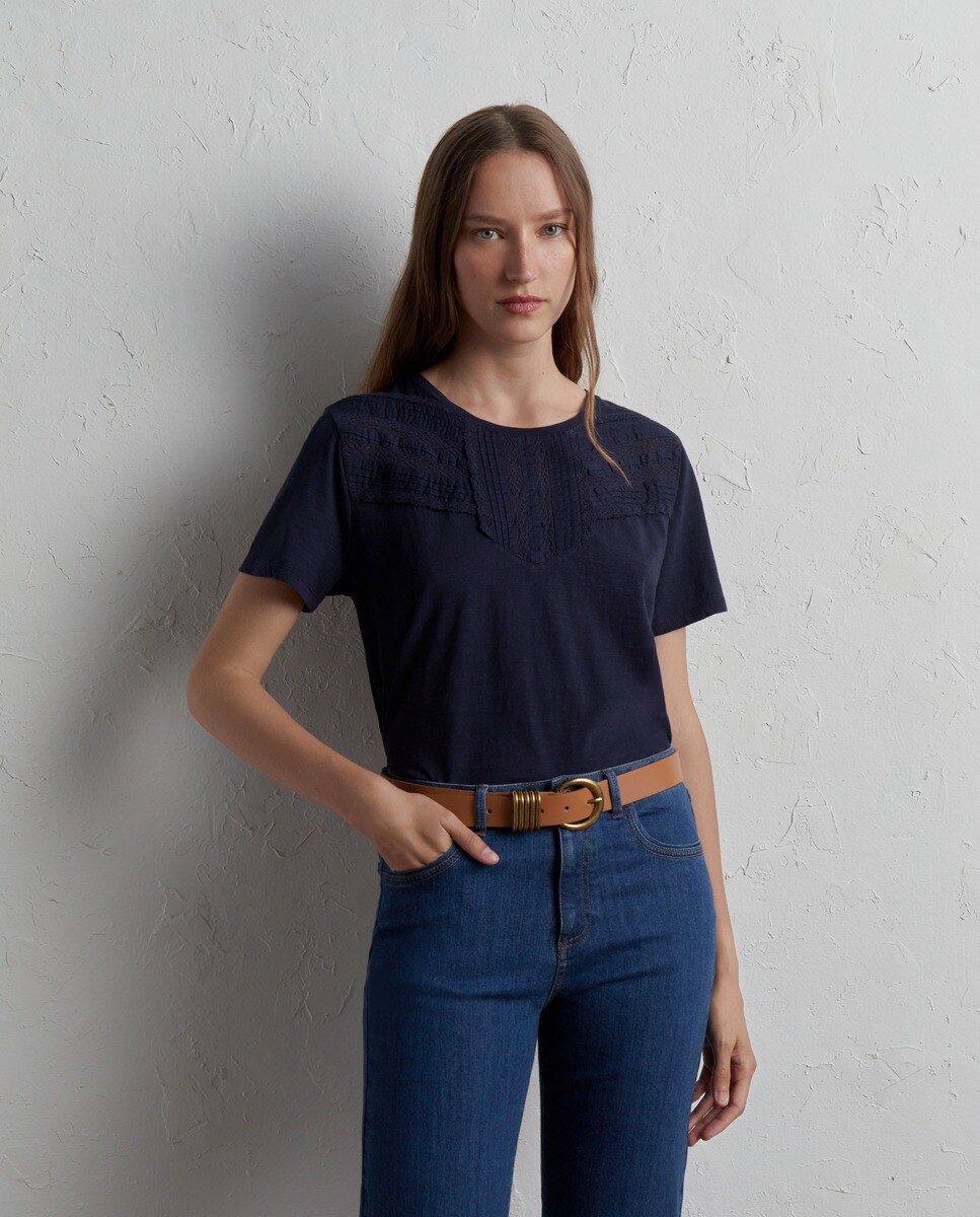 Tshirt à manches courtes romantique